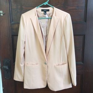 MOVING SALE Forever 21 Blush Blazer w/ Pockets